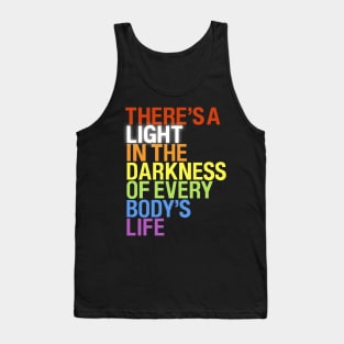 There's a Light – Rainbow Colors Gay Pride Tank Top